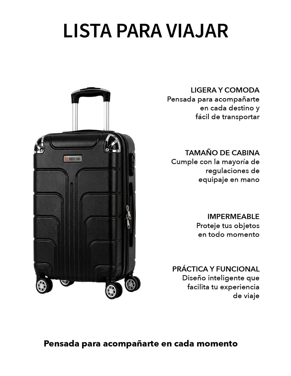 Maleta con ruedas carry on 8